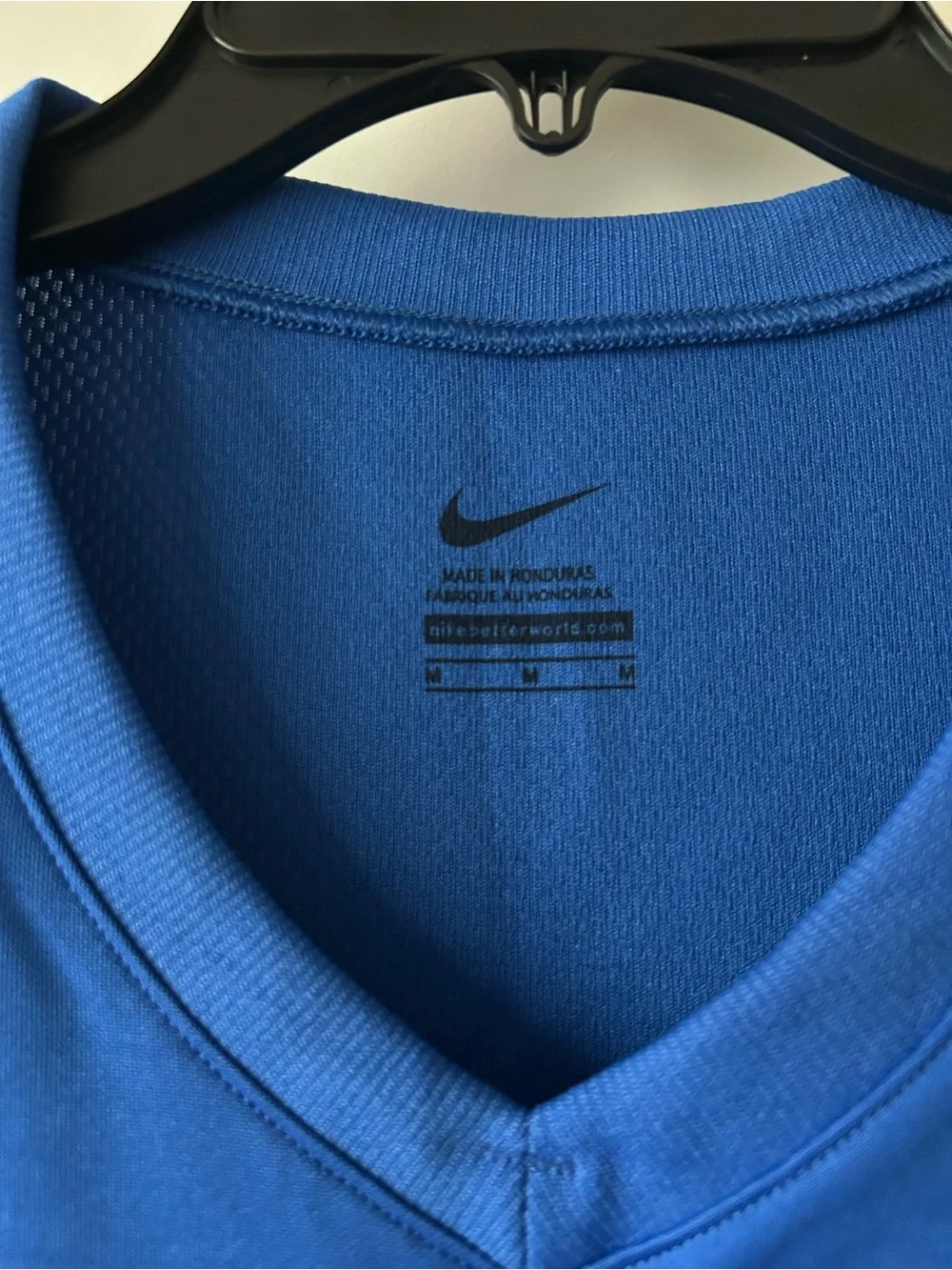 NWT - Nike Blue Athletic Basketball  Sleeveless Long Top with White Side Stripes